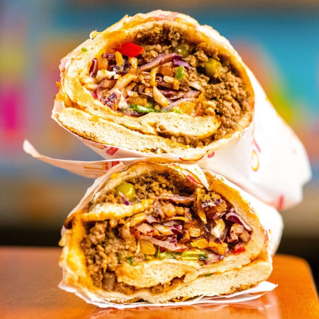 lamb keema wrap